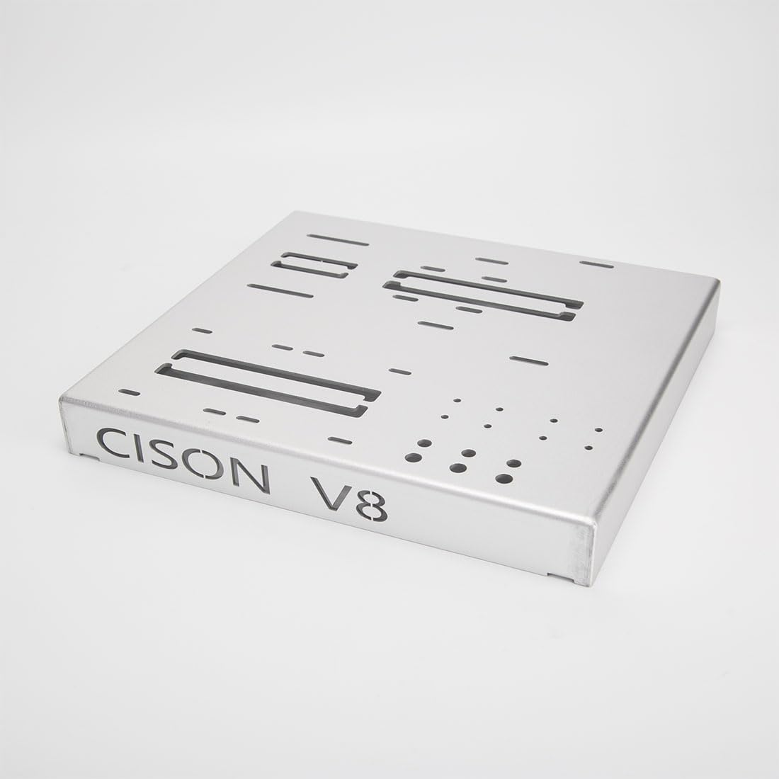 CISON-V8 - Kit modello motore con accessori, motore OHV V8 in metallo 44 CC in scala 1/6, raffreddato ad acqua, kit modello di motore a 4 tempi, modello di esperimento fisico per adulti