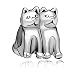 Pugster Silver Plated Cute Twin Cat Charm Animal Beads Fits Pandora Charms Bracelet