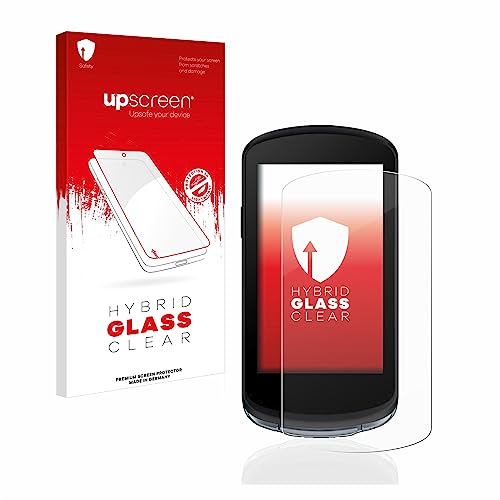 upscreen Screen Protector Film compatible with Garmin Edge 1040-9H Glass Protection, Extreme Scratch Resistant
