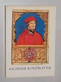  Aachener Kunstblätter. Hrsg. ... von Peter Ludwig. Schriftleitung Ernst Günther Grimme. Heft. 46 (1975). Köln, Dumont Schauberg, 1975. 4°. 333 S. Engl. Brosch. (ISBN 3-7701-0922-8)