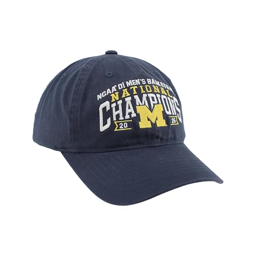 Gorra Ajustable Oficial Michigan Wolverines Basketball miniatura 3