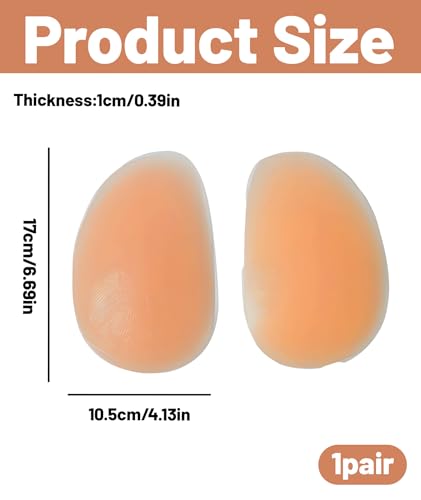 Image of 2 Pcs Hip Pads for Women, Butt Pads for Women, Hip Dip Shaper for Women, Comfortable Padded Inserts for Body Contouring Under Formal Dresses and Tight Clothing Beige