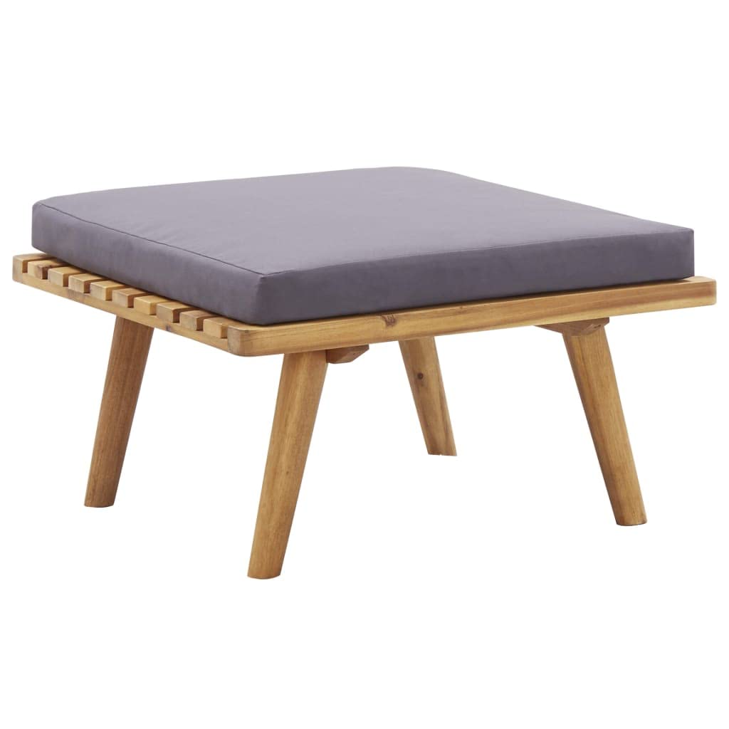 vidaXL Akazienholz Massiv Gartenmöbel 5-TLG. Gartenset Sitzgruppe Garten Garnitur Lounge Sofa Sitzgarnitur Gartensofa Ecksofa Mittelsofa