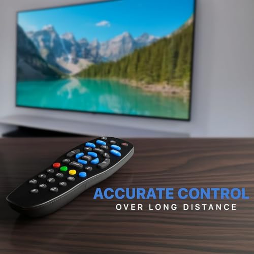 Image of Remote for Tata Sky Set Top Box - Works with HD & SD Ta-taPlay Setup Boxes | Match Existing Keys | Non-Voice Remote Control Replacement(Tata Sky Remote)