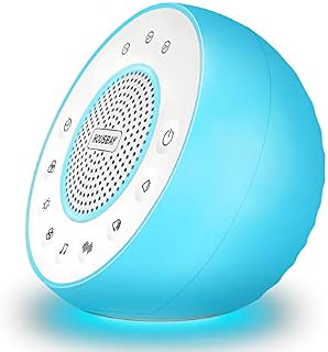Housbay Glows White Noise Sound Machine - Night Light for Baby, Kids, 31