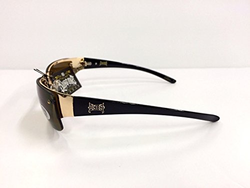 Authentic Shades Del Rio Gold Brown Metal Sunglasses Cali Lowrider Style2