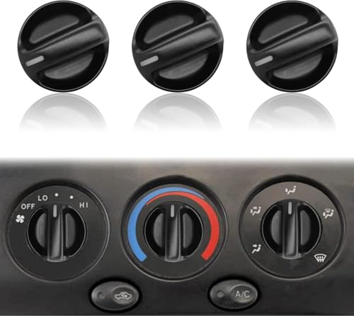 Toyota Tundra Heater A/C Control Knobs for Year 1999-2006 | Replacement Climate Control Knobs | OEM Fit | Easy Install | Durable & Stylish