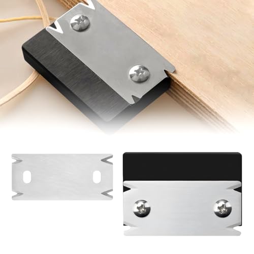 Recortadora de Bordes para Carpintería, Canteadora de chapa con 1 Cuchilla de Repuesto, para Madera PVC ABS Enchapadora Bordes Herramienta Desbarbado