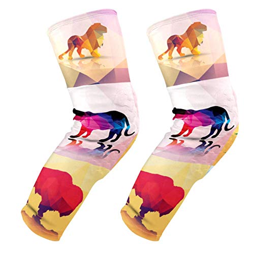 Genouillères de basket-ball en nid d'abeille avec motifs animaux