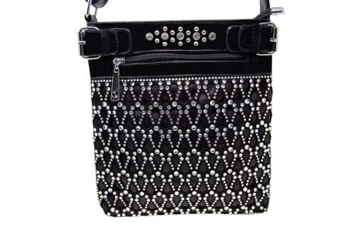 HANDBAG EXPRESS Sparkling Rhinestone Design Crossbody Sling2