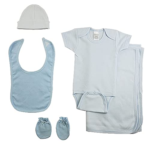 bambini Boys 5 Piece Blue Layette Set