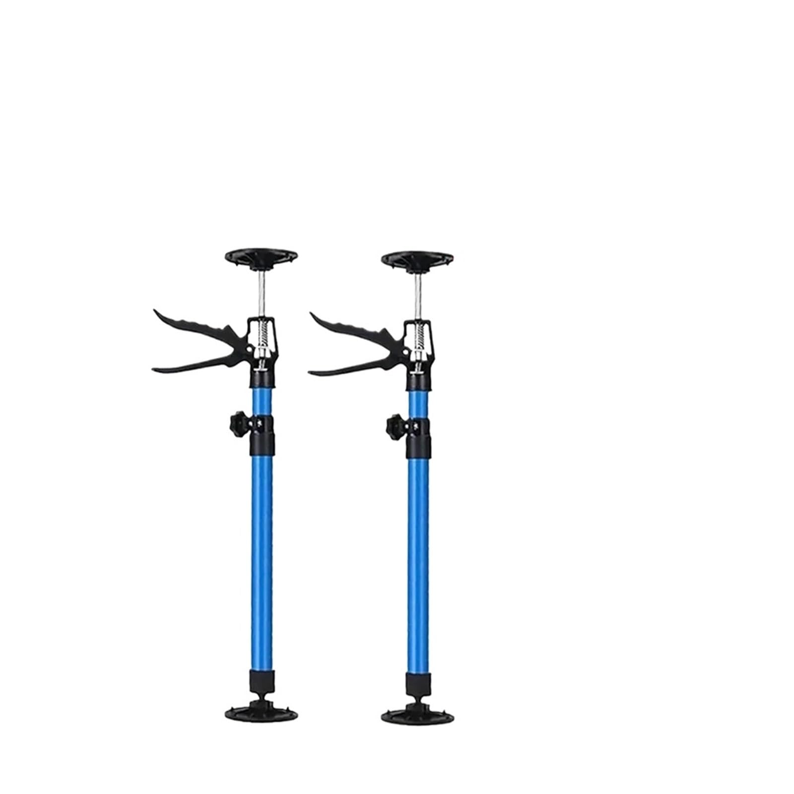 Aiqijohi 2Pcs Short Blue Telescopic Support Rod Telescopic Support Rods Jack Bar Lift Tool