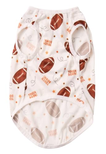 Lanyarco Summer Lightweight Football Sports Cooling Dog Shirts Vest Rugby Ball Pet Tank Top For Dogs thumb #1