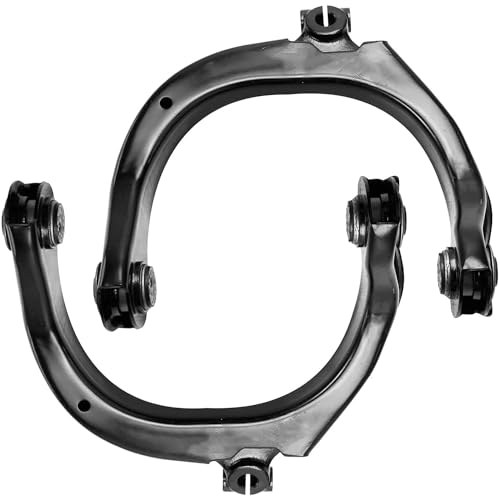 Image of Detroit Axle - 8pc Front End Control Arms Kit for Chevy Trailblazer EXT GMC Envoy XL XUV Isuzu Ascender Buick Rainier Saab 9-7x Olds Bravada, Upper Lower Control Arms Outer Inner Tie Rods Replacement