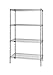 Quantum WR63-1860C Stationary Unit with 4 Shelves, Chrome, 18" x 60" x 63"