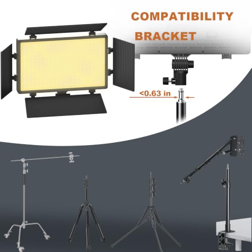 Image of 10 inch Light Kit,55W,NO Wall Mount Triangle Boom Arm (13.1 inch)