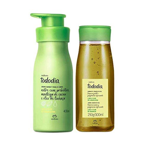 Creme Hidratante Natura Tododia Lima e Flor de Laranjeira 400 ml + Sabonete Líquido 300 ml 1 Creme Hidratante Natura Tododia Lima e Flor de Laranjeira 400 ml + Sabonete Líquido 300 ml