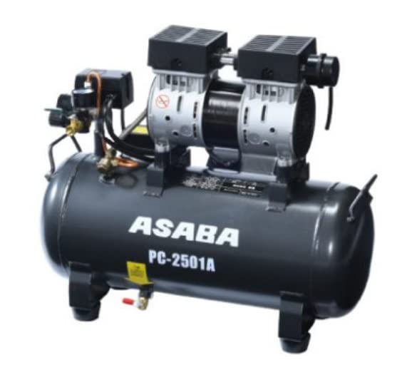 ASABAコンプレッサー 麻場「パワっこ」 PC-2500A 　オイルレス・静音タイプ　アルミタンクで軽く錆びない ASABAコンプレッサー 麻場「パワっこ」 PC-2500A オイルレス・静音