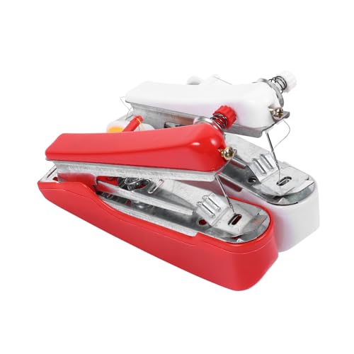 ORFOFE 2 piezas Máquina de Coser Portátil Manual Unidades Mini Compacta para Principiantes y DIY Ligera y Fácil de Usar para Reparaciones y Manualidades Viaje ORFOFE 2 piezas Máquina de Coser Portátil Manual Unidades Mini Compacta para Principiantes y DIY Ligera y Fácil de Usar para Reparaciones y Manualidades Viaje