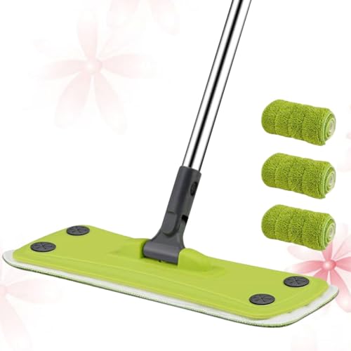 Balai pivotant en microfibre pour sol stratifié et nettoyage humide des surfaces - 6