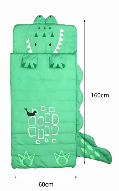 Sac De Couchage Enfant Avec Motif Dinosaure - Confortable Et Portable, Idéal Pour Siestes Et Voyages