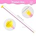 Motroce 12 PCS Play Replacement Suction Cup Arrows, 16.54 Inch Toy Replacement Arrows with Suction Cups for Toy Bow (Pink)
