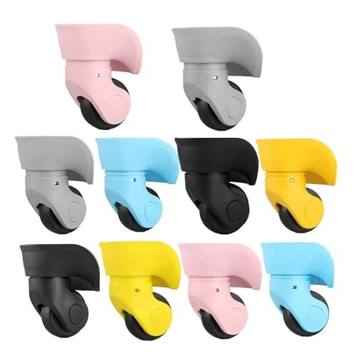 Luggage Wheel Suitcase Replacement Luggage Wheels Repair DIY Accessories Trolley Suitcase Rotating Wheel(Black S,2set)4