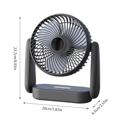Ventilateur de table silencieux avec veilleuse LED, le gadget cool à offrir