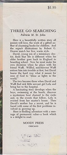 Three go searching ... Illustrations by Robert ... B004UJS3M4 Book Cover