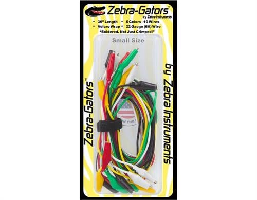 Small Zebra-Gator 10 36in Jmpr Wires 6A