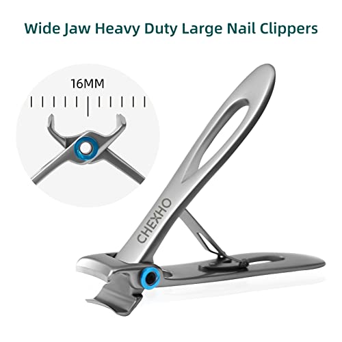 Toenail Clippers for Thick Nails, Nail Clippers for Thick Large Nails & Ingrown Toenails Podiatrist Toenail Clippers Kits for Adult/Seniors/Men and Women - Image 4