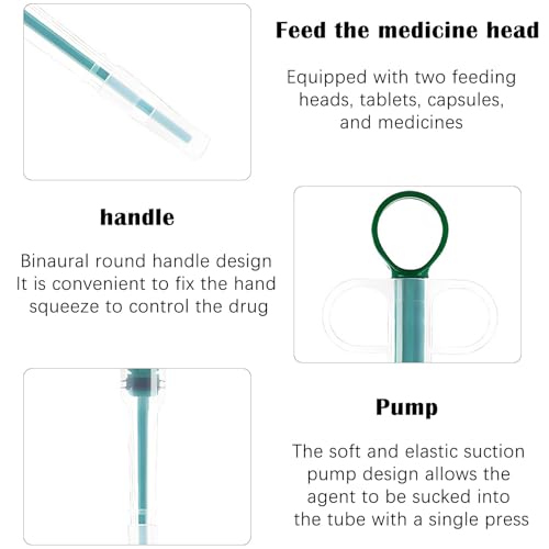 3 Stücke Tabletteneingeber Katze,Tabletteneingeber Hund,Medikamenten Feeder,Transparent Tabletteneingeber,Spritze Tabletteneingeber,Wiederverwendbare Tabletteneingeber,für Katzen und kleine Haustiere