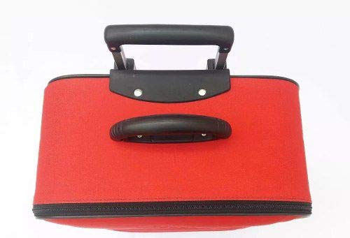Mala Viagem Bordo Mão Pequena Paiva 2 Rodinhas Medidas ANAC 55x35x25cm (Vermelho)