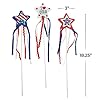 Fun Express USA Patriotic Wand Craft Kits for Kids Ages 4-8 Makes 12 - DIY Fourth of July Arts and Crafts Supplies with Foam Stickers | Easy Beginner Kits for Toddlers, Classroom & Party Activities #1