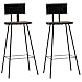 sofutoo Charming 3-Piece Bar Set for Inviting Gatherings, Stylish Solid Reclaimed Wood & Sturdy Steel, Retro Industrial Design