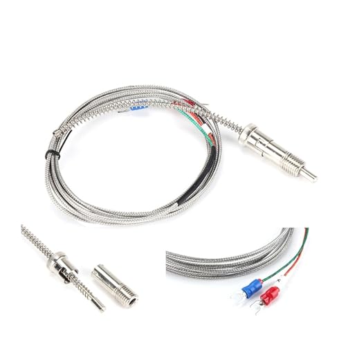 Thermocouple à baïonnette J type M8 x 1.25 avec câble blindé 7m WRNT-01