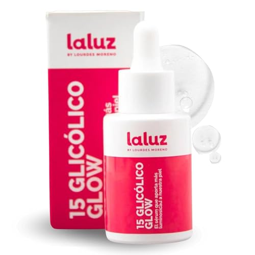 Lourdes Moreno | Serum Facial Acido Glicolico I Para Todo Tipo De Piel I Serum Facial Antimanchas | Con Un 15% de Acido Glicolico | Mejora El Aspecto De La Piel | 30 ml |