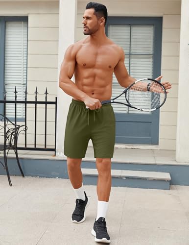 COOFANDY Men's Workout Gym Shorts Mesh Athletic Shorts Lightweight Quick Dry Training Short Pants with Pockets4