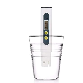 AMPEREUS Digital Pre-Calibrated Imported Pen Type LCD Water Filter TDS Meter for Water Testing for Measuring Tds/Ppm- White