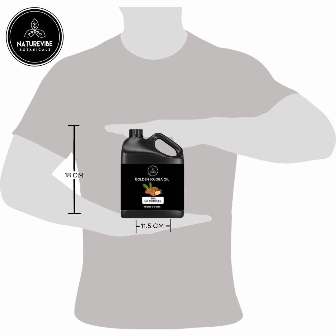 Naturevibe Botanicals Organic Jojoba Oil (32oz)