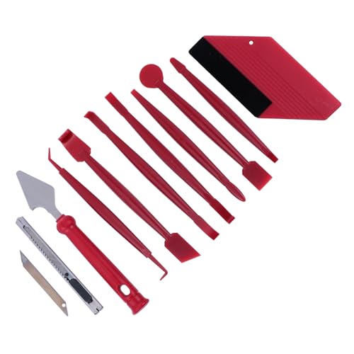 ifundom 1set Car Vinyl Wrapping Tools Professional Window Tint Kit Squeegee Scraper and Cleaning Tools for Application and Bubble Removal