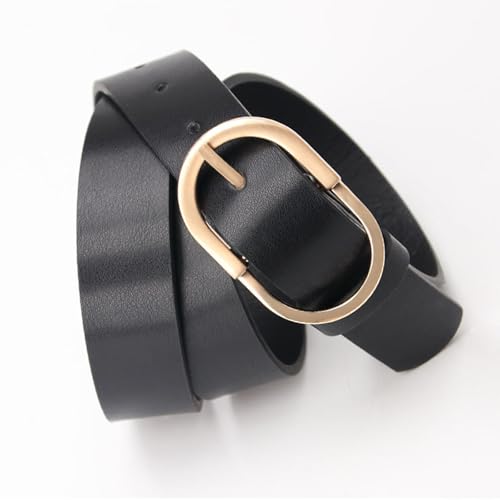 Women's Girdle Fashionable PU Leather Belt With Gold Buckle Decoration Jeans Trousers And Dresses Waistband Cincher2