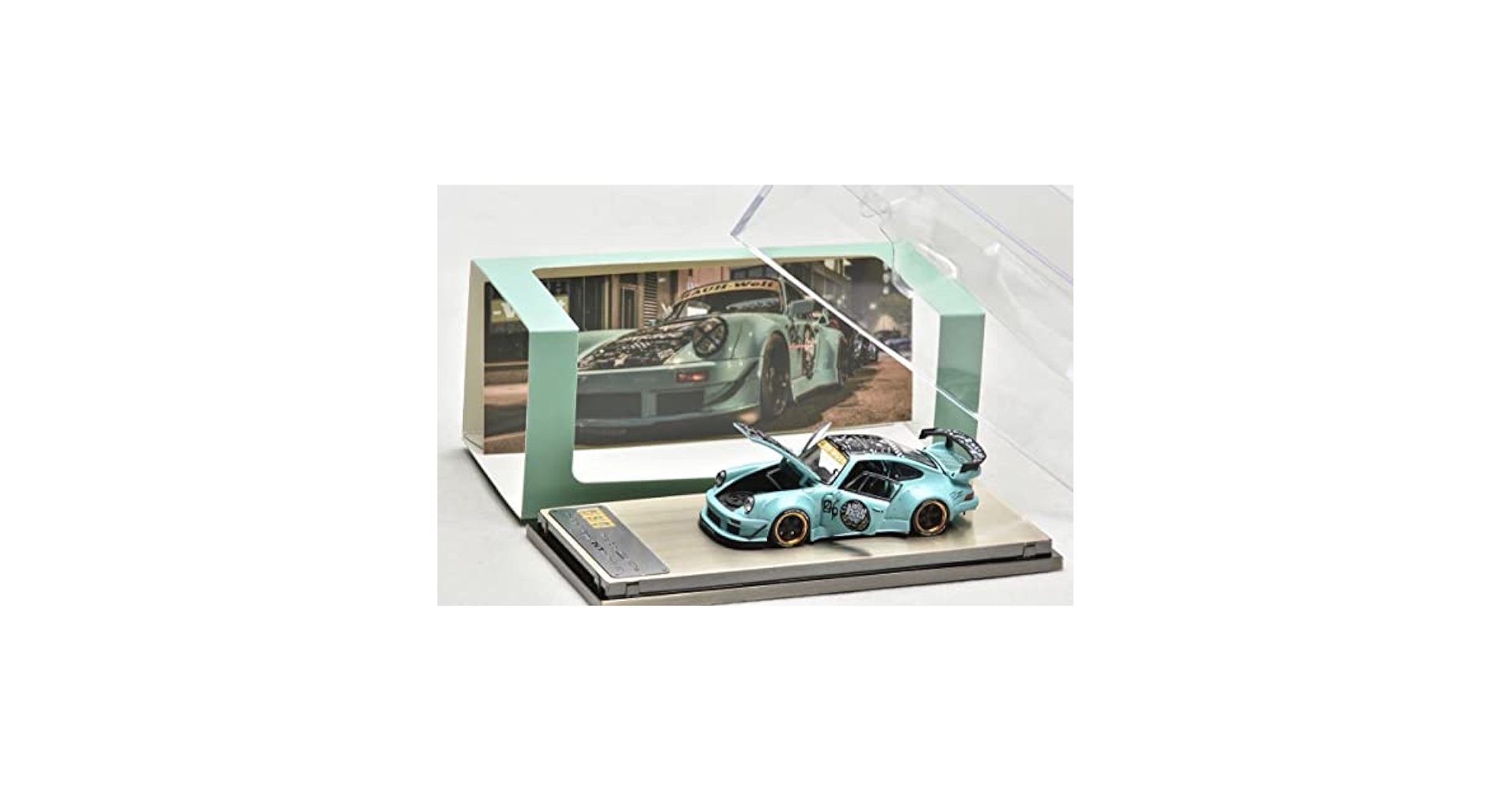 Amazon | 1/64 pgm ポルシェ rwb 930 全開閉 ティファニーブルー
