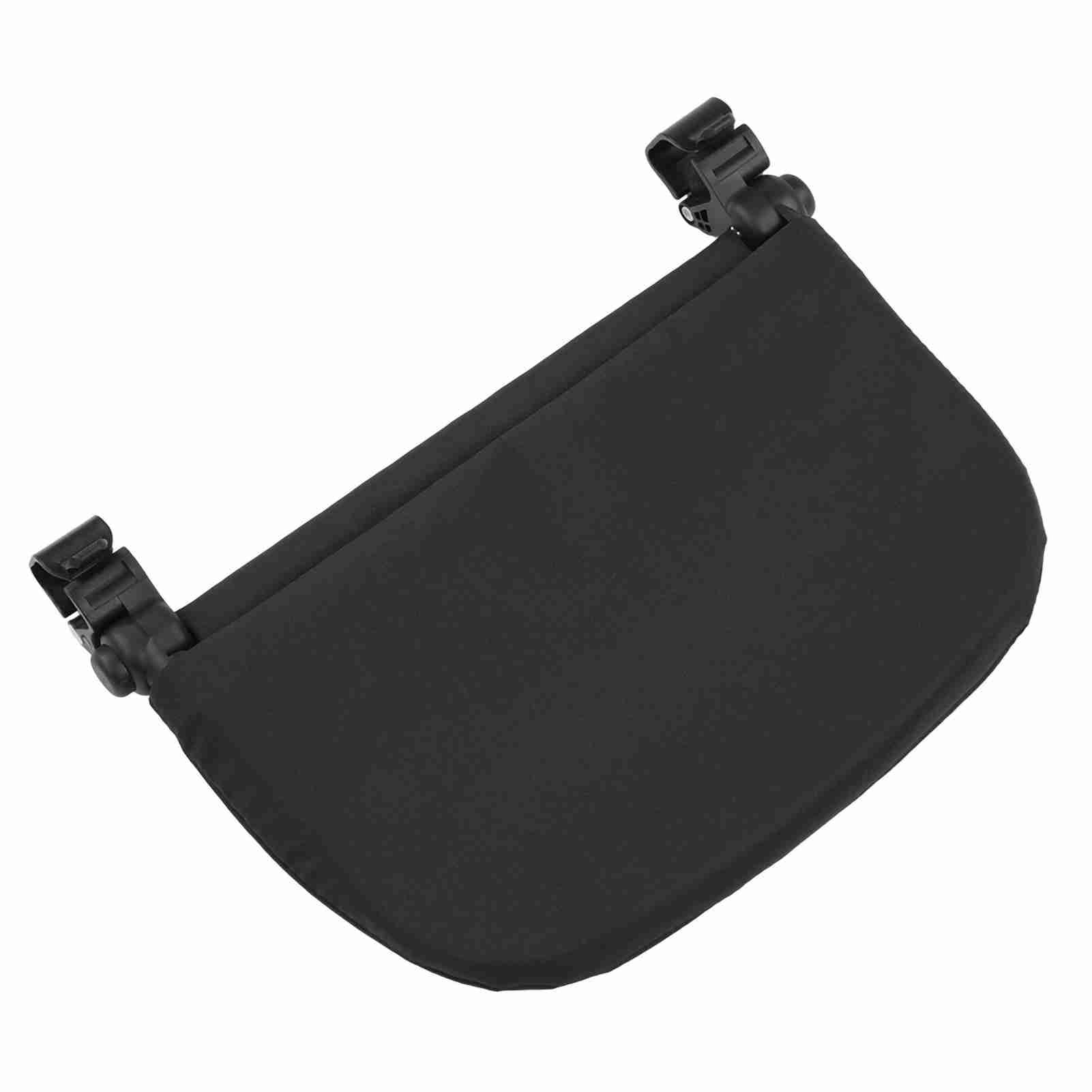 Repose-Pieds De Poussette, Repose-Pieds D'Extension De Repose-Jambes De Poussette Réglable pour Accessoires De Repose-Pieds De Poussette 32 X 21 Cm/12,6 X 8,27 Pouces (Noir)