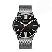 Produktbild Herren Analog Quartz Uhr Männer Armbanduhr Großes Zifferblatt Herren Uhren mit Edelstahl Armband