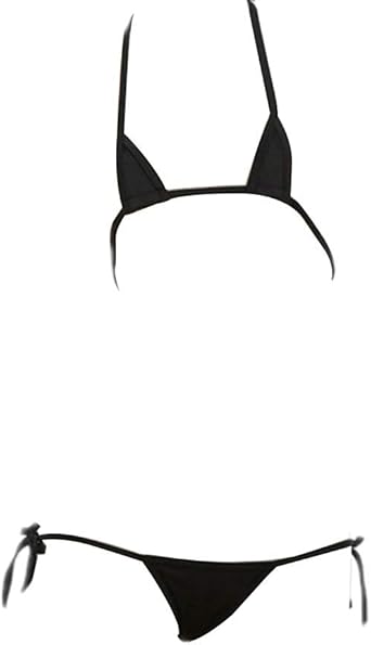 YOMORIO Womens Micro Bikini Sexy Mini Triangle Bikini Japanese Lingerie with G-String Thong