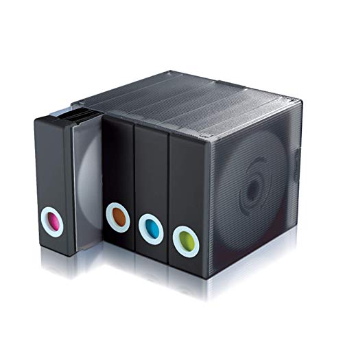 Cd-Hülle Mit Großer Kapazität Für Kinder Platzsparendes Album DVD-Aufbewahrungsbox Organize Cabinet Home Hält Bis Zu 96 Festplatten (Farbe: Schwarz)