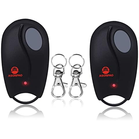 ASONPAO ACT-31B ACP00879 MCT-1 DNT00083 LD033 LD050 LS050 Linear Garage Door Opener Remote Megacode 318MHZ (2Pack) 3-Year-Warranty Long-Lasting Lithium Battery Ultra-Long Range Cover
