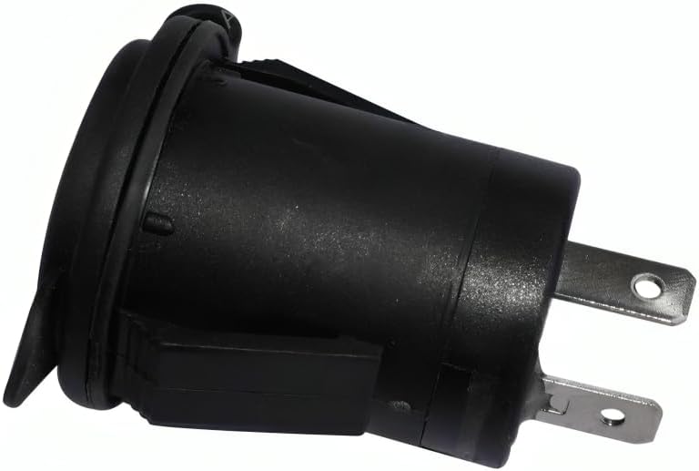 For John Deere Tractor Universal 12 Volt Power Port Socket Outlet Black