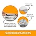Ironing Board Cover and Pad Extra Thick Heavy Duty Padded 4 Layers Non Stick Scorch and Stain Resistant 15x54 and 3 Fasteners Elastic Edge with Bonus Protective Scorch Mesh Cloth